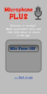 Microphone Plus android App screenshot 1